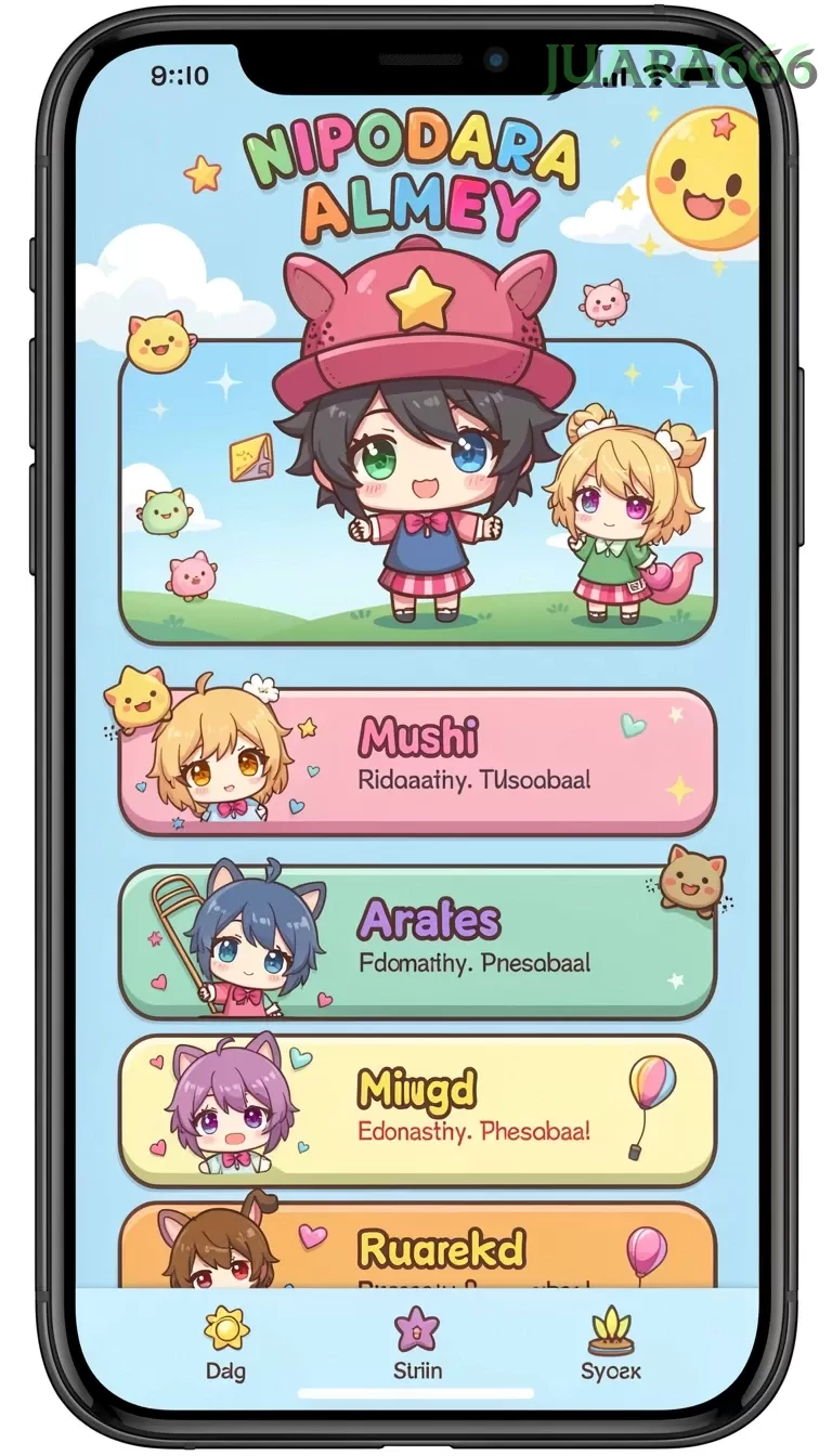 Cuplikan layar DHX4D — menu navigasi