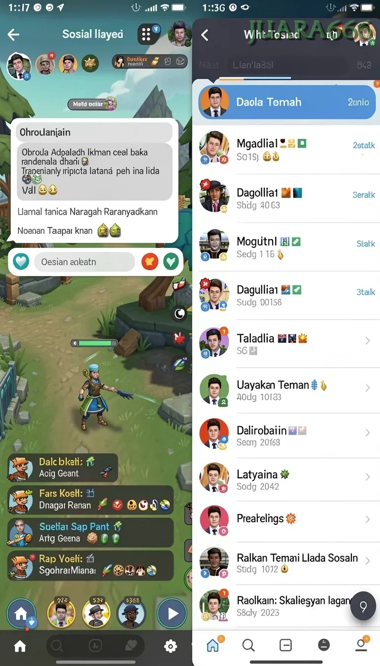 Cuplikan layar V988 — aktivitas
